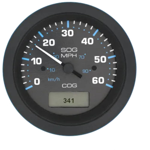 Eclipse Gauge Sierra International 781-684-060P, 3 inch 60 MPH GPS Speedometer