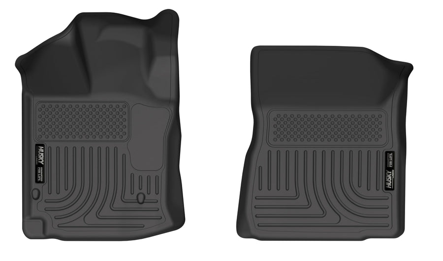 Weatherbeater Husky Liners Floor Mats | Fits 2012-2014 Toyota Venza | Front Row, 1-pc Black - 17351