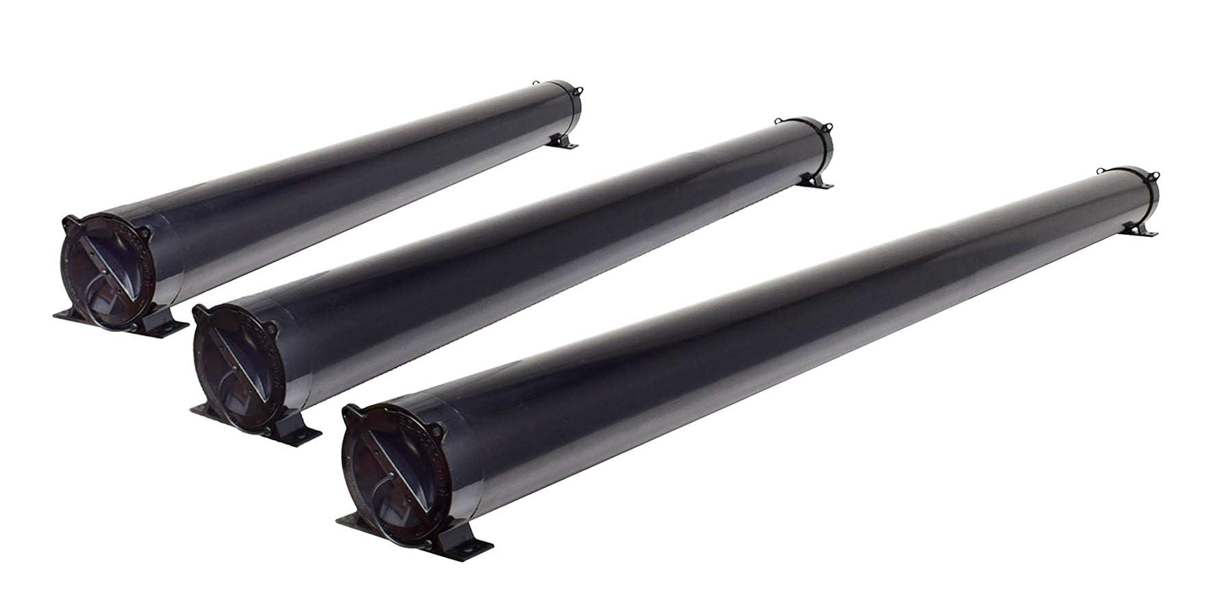 Valterra A04-5094BK Adjustable EZ Hose Carrier RV with Lockable Door Cap, Black