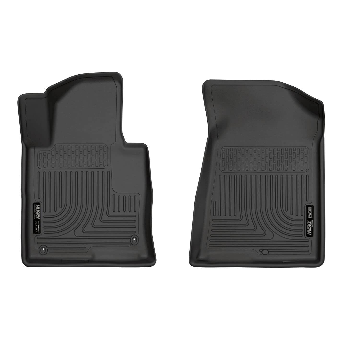 Husky Liners Floor Mats X-act Contour | Fits 2015-2019 Hyundai Sonata; 2016-2020 Kia Optima | Front Row, 2-pc Black - 55711