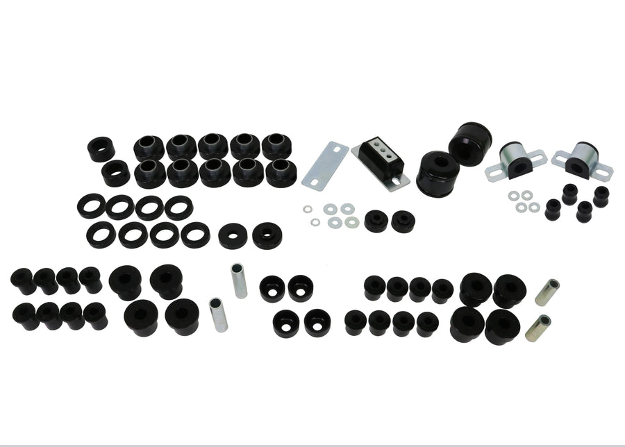 Whiteline Front and Rear Suspension Bushing Kit WEK156 Compatible with 80-86 CJ7, CJ5
