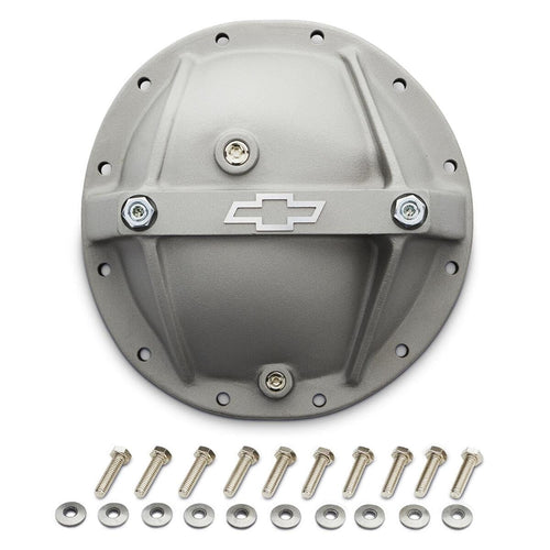 PROFORM Differential Cover 141-699 - Reinforced - Main Cap Bolts/Magnetic Drain Plug Included - Aluminum - Gray Crinkle Powder Coat - GM 12-Bolt - Each
