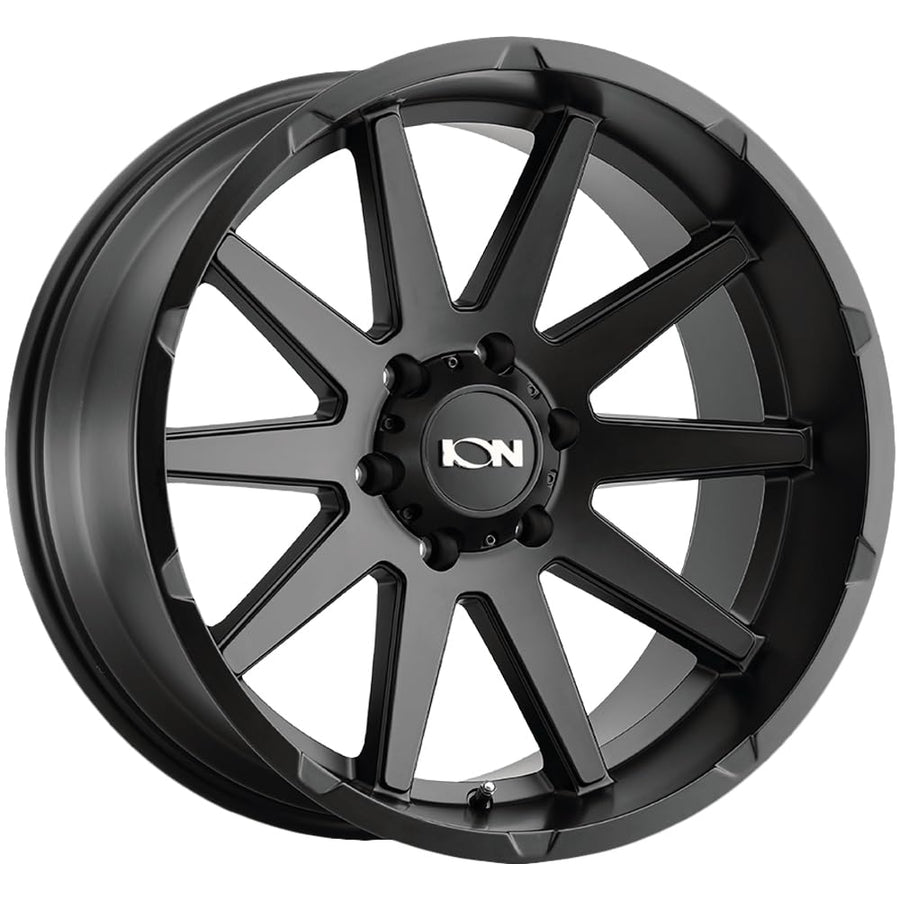 143 Ion Wheels Matte Black Wheel with Alloy Steel (17 x 9. inches /6 x 108 mm, 18 mm Offset)