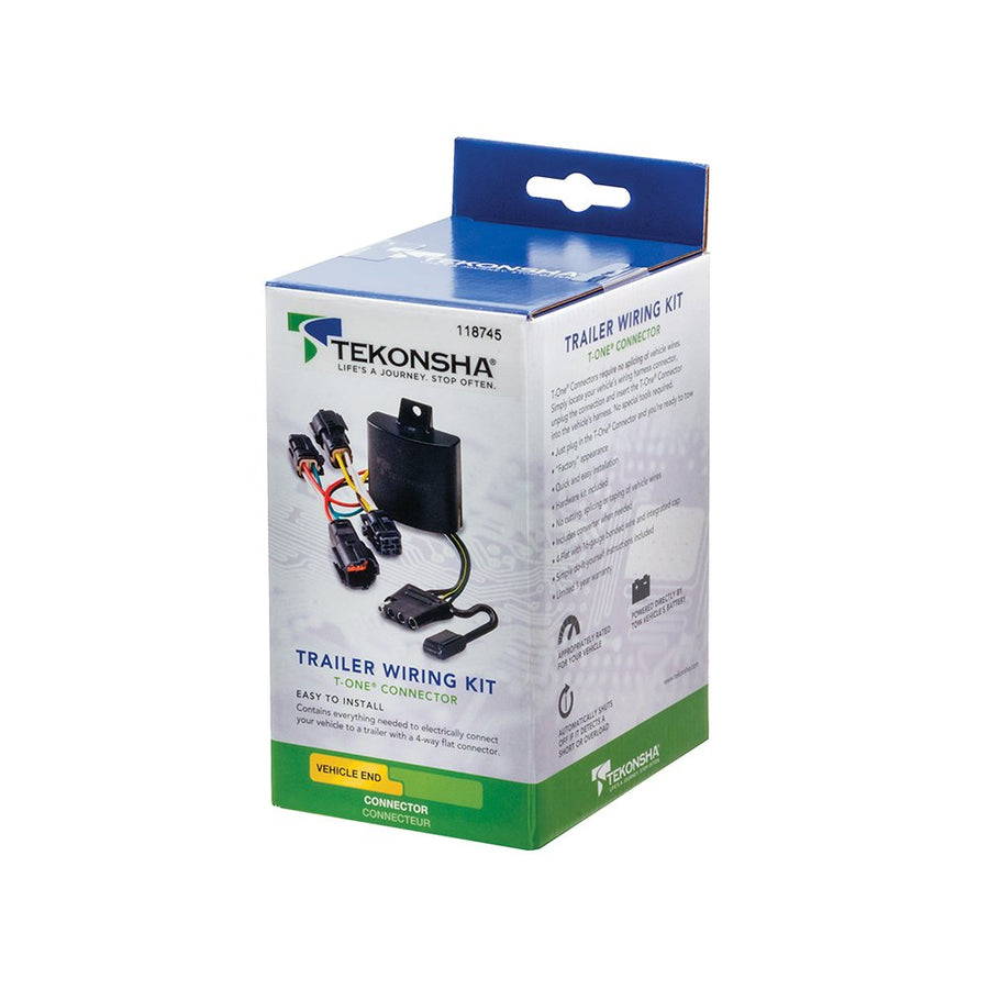 T-One® T-Connector Harness, Tekonsha 4-Way Flat, Compatible with Select Buick Encore