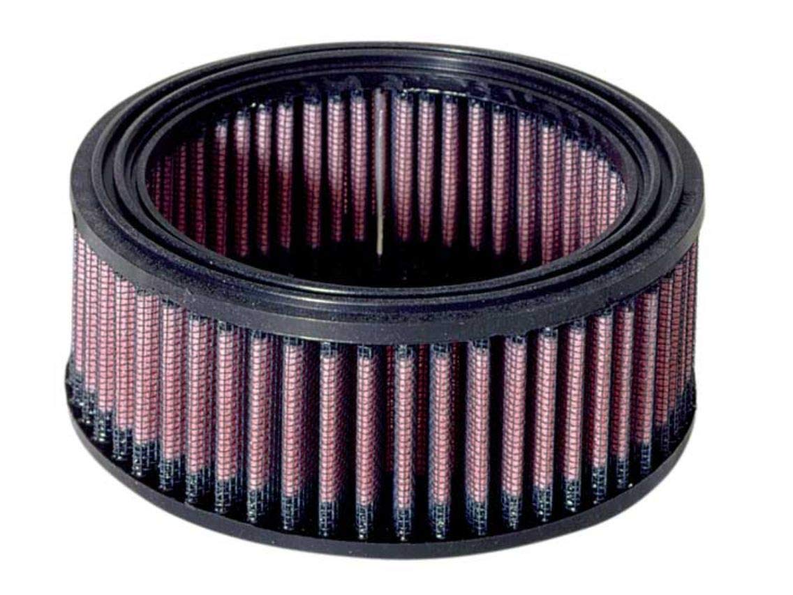 K&N Air Filter: Engine High Performance, Premium, Washable, Industrial Replacement Filter, Heavy Duty, Diameter 5.313”, Height 2.375”: E-3506