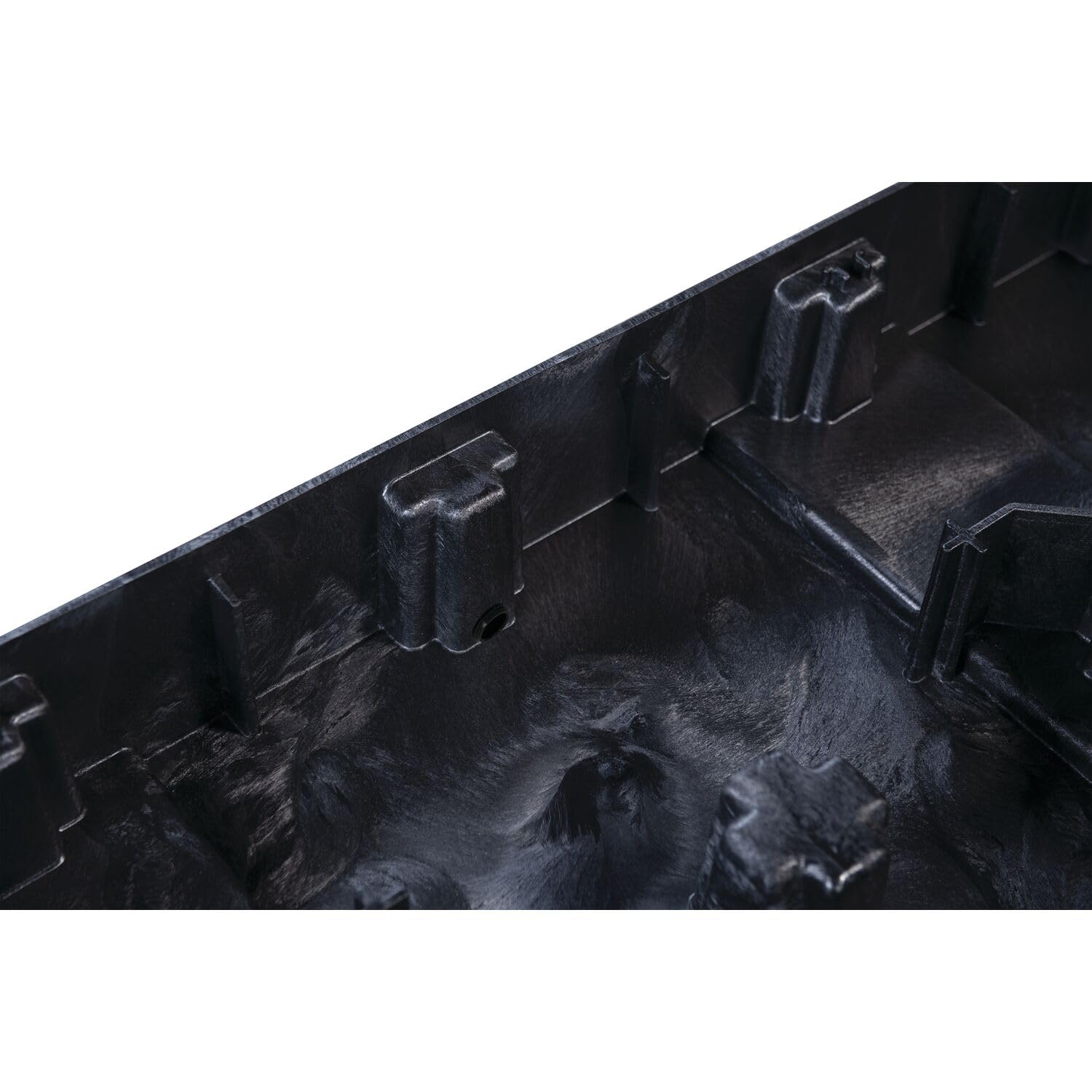 4 Eagle Drum Spill Platform with Drain and Forklift Pockets, 103.5"x26.5"x6.5", 60.5 Gallon Sump, 10,000 lbs. Load Capacity Containment Tray, Made in USA, Black, 1647BD