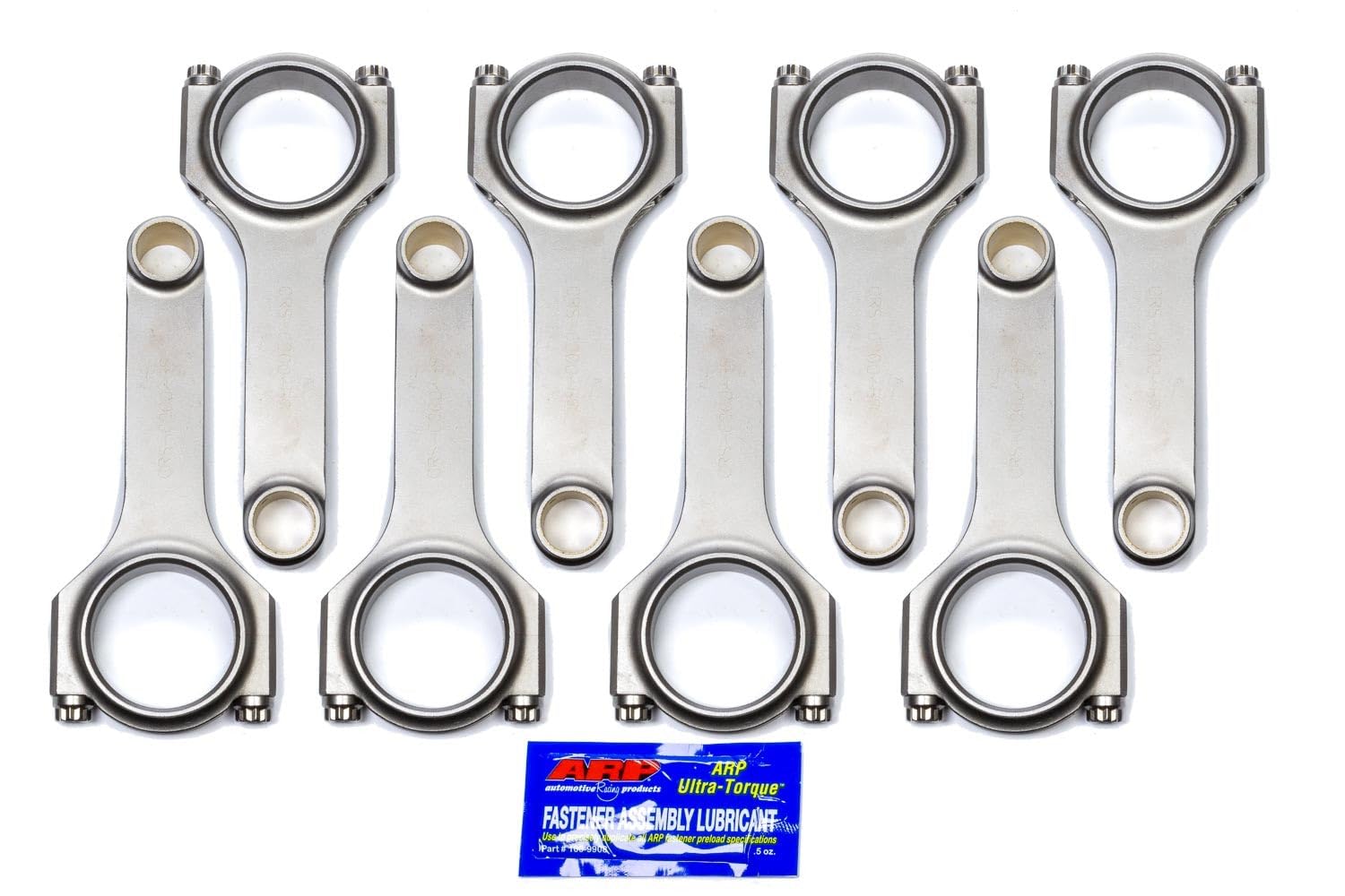 Eagle H-Beam 6200B3DL19 Connecting Rods: Chevrolet, small block (set of 8) - ARP L19 bo