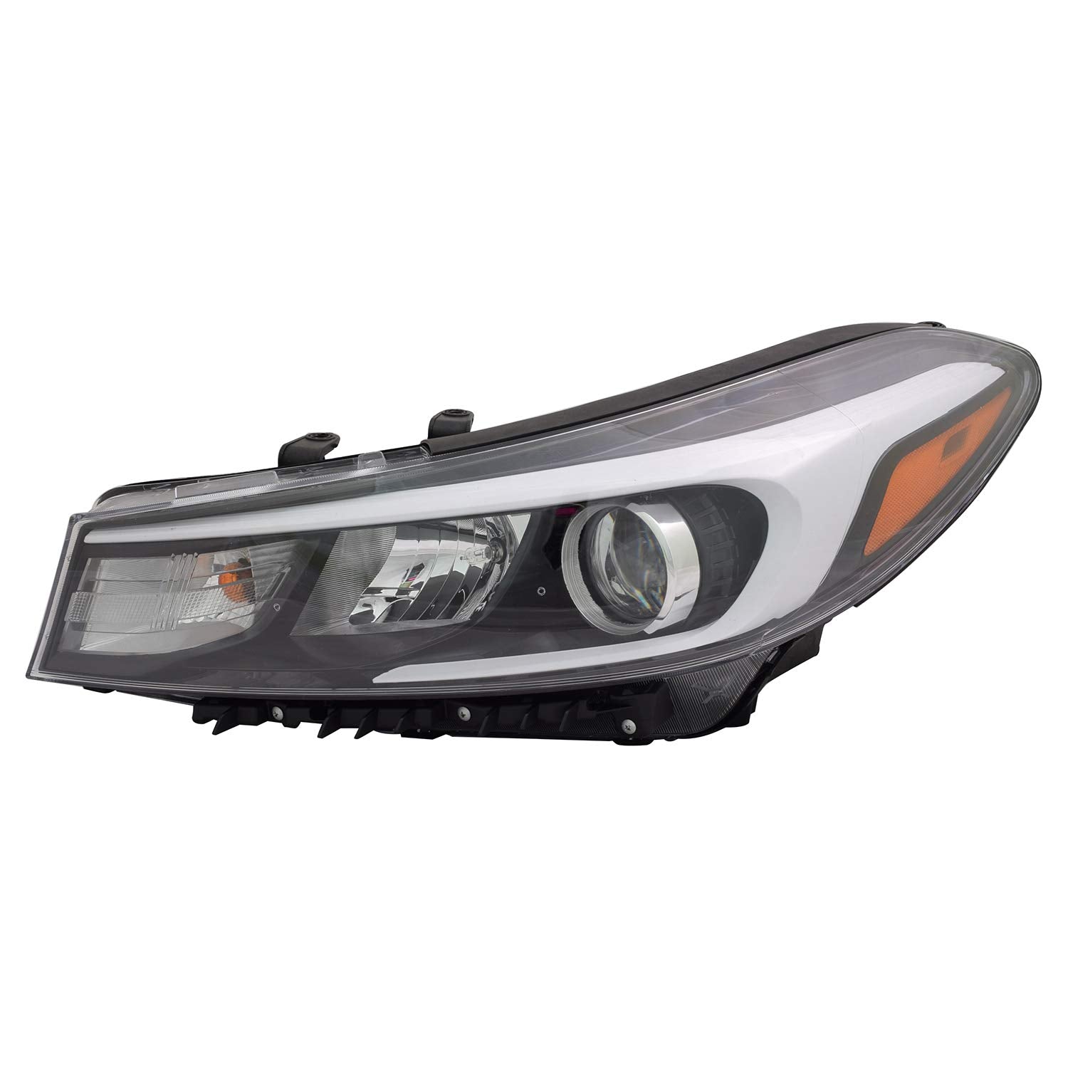 Left TYC Headlight Assembly Compatible with 2017-2018 Kia Forte