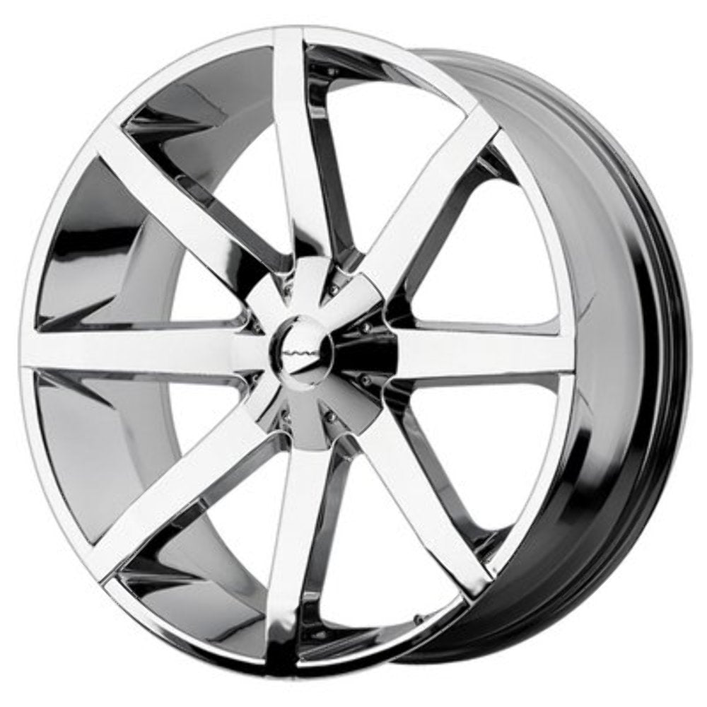 KMC SLIDE KM651 Chrome Wheel Chromium (hexavalent compounds) (26 x 10. inches /0 x 72 mm, 28 mm Offset)