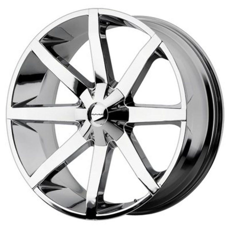 KMC SLIDE KM651 Chrome Wheel Chromium (hexavalent compounds) (26 x 10. inches /0 x 72 mm, 28 mm Offset)