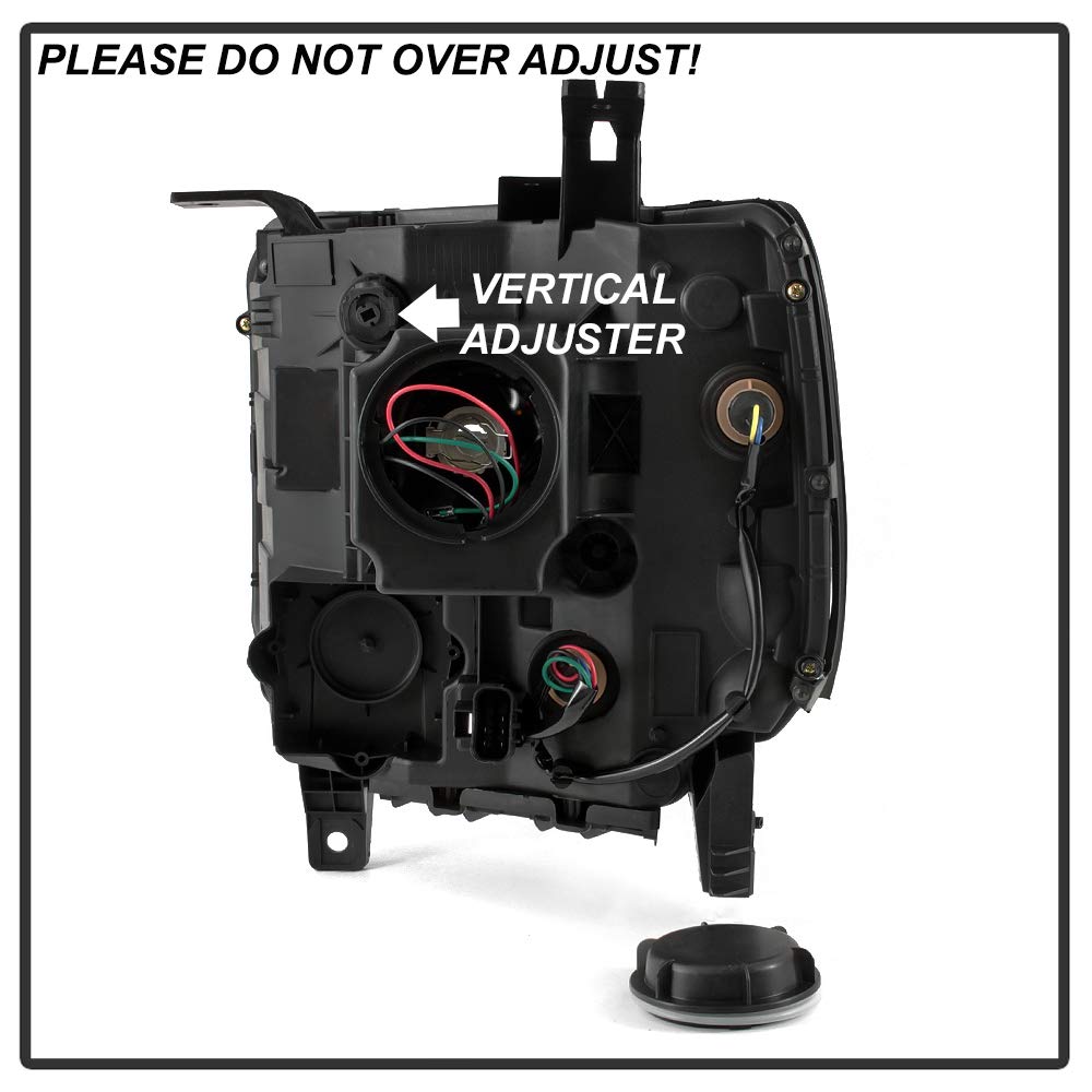 Halogen Spyder Automotive 9039959 Passenger Side Headlamp fits GMC Sierra 1500