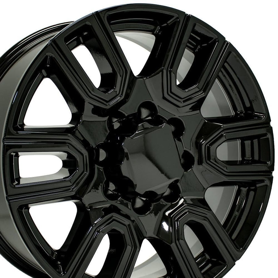 20" Replica Wheel Cv96B OE Wheels Fits Gmc Sierra 2500/3500 20X8.5 Gloss Black Wheel