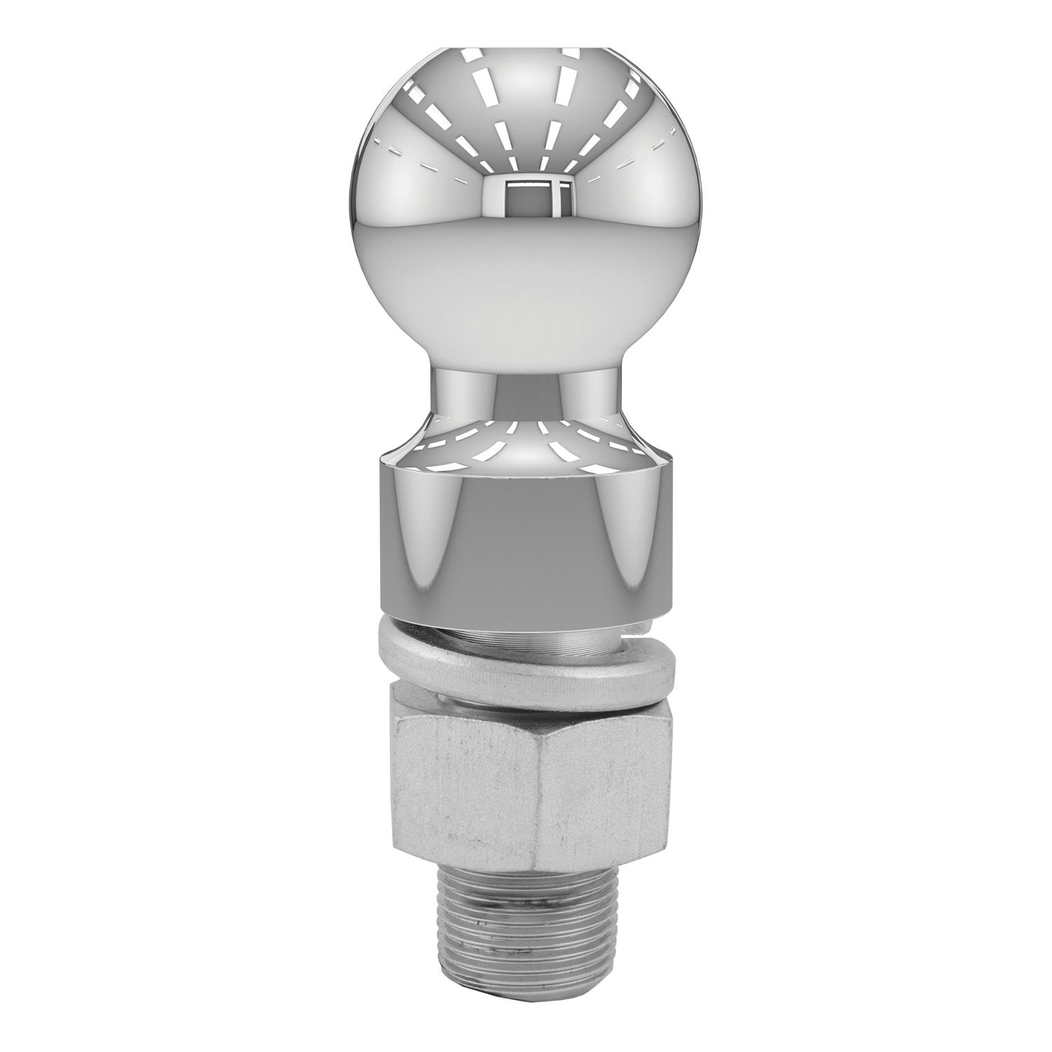 CURT 40035 Trailer Hitch Ball Chrome, 10,000 lbs, 2-Inch Rise, 2-5/16-Inch Diameter, 1-1/4 x 2-5/8-Inch Shank, silver