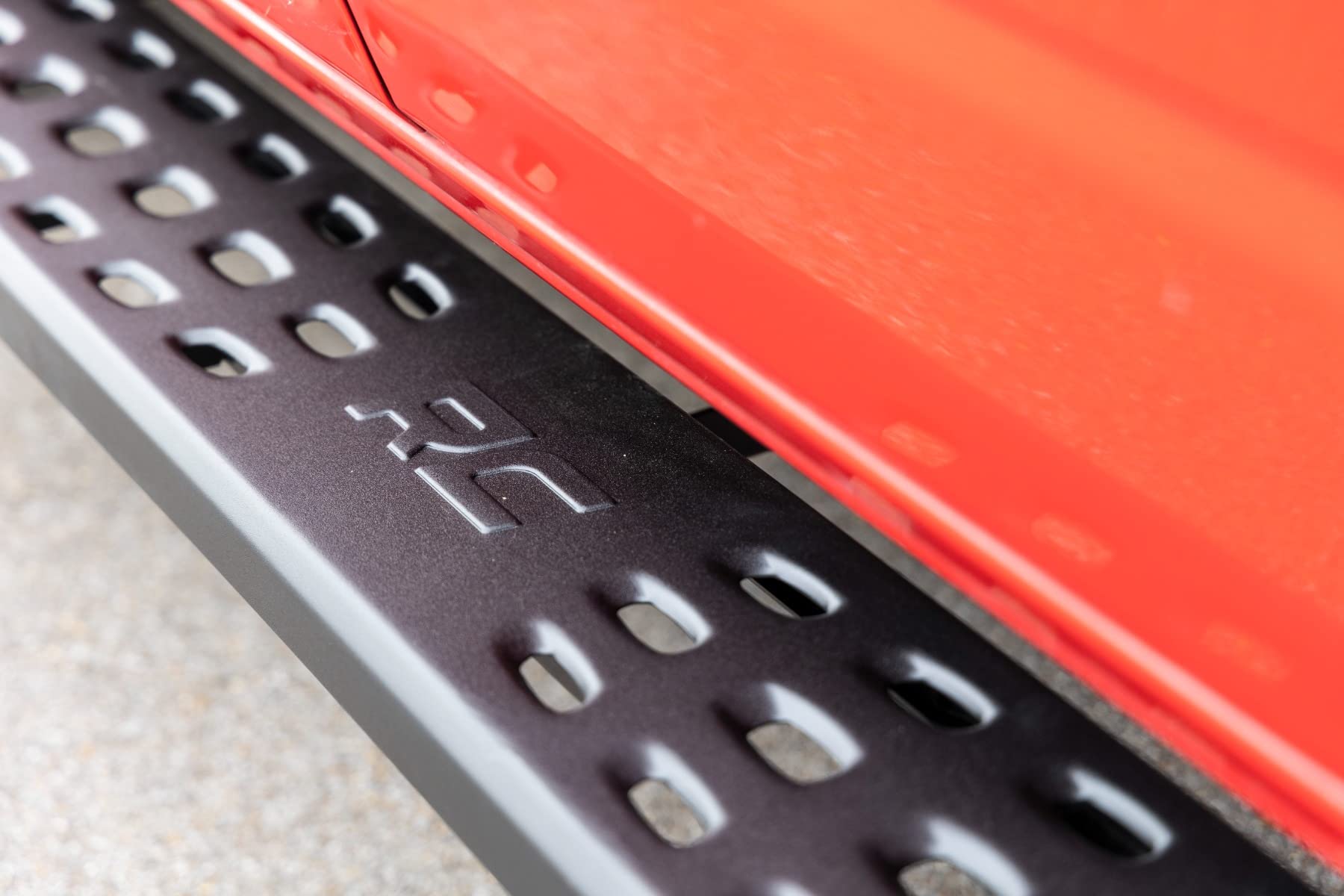 Rough Country Running Boards RPT2 for Ram 1500 (2009-2018) Crew Cab - Sleek Profile, Non-Slip Step, Rust Resistant, Easy Install