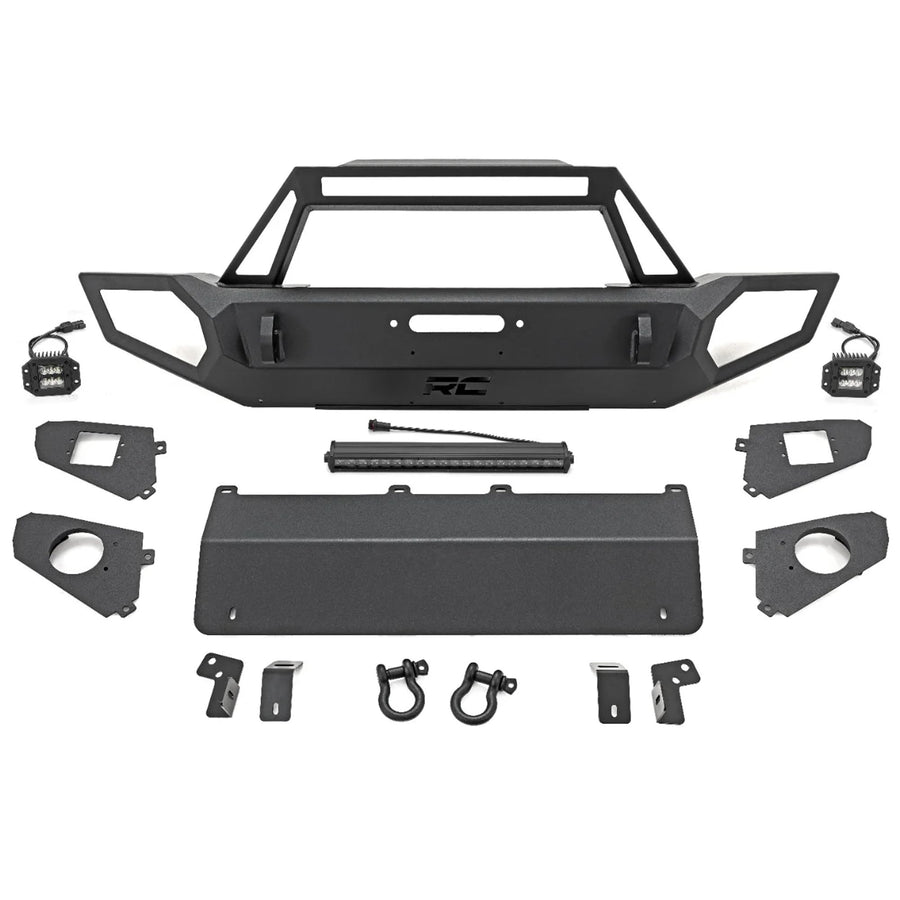 Rough Country Winch Front Bumper for Jeep Wrangler JK/JL & Gladiator JT - 10585