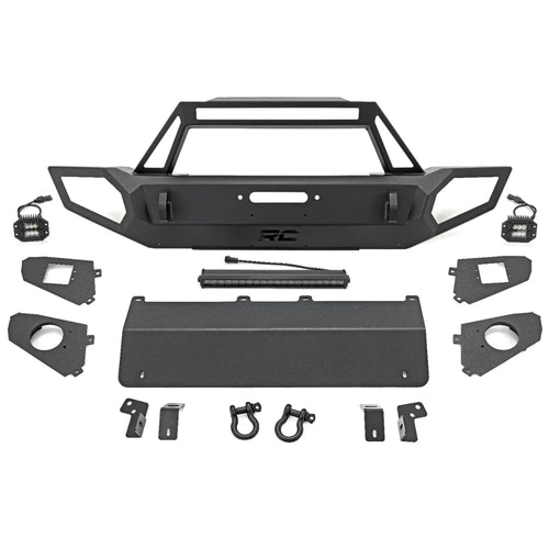 Rough Country Winch Front Bumper for Jeep Wrangler JK/JL & Gladiator JT - 10585
