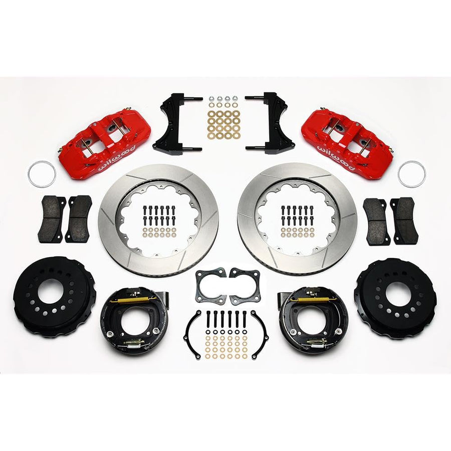 Red AERO4 Rear P-Brake Kit,14.00"