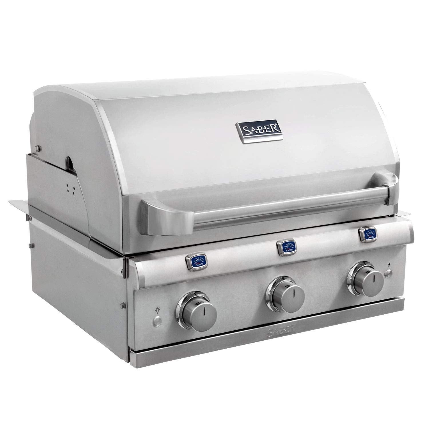 Elite Saber Grills 3-Burner Built-in Grill, Stainless R50SB1517