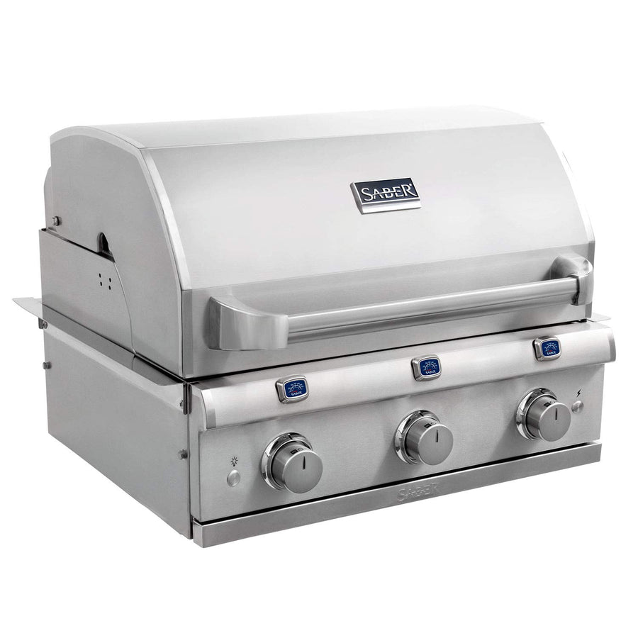 Elite Saber Grills 3-Burner Built-in Grill, Stainless R50SB1517