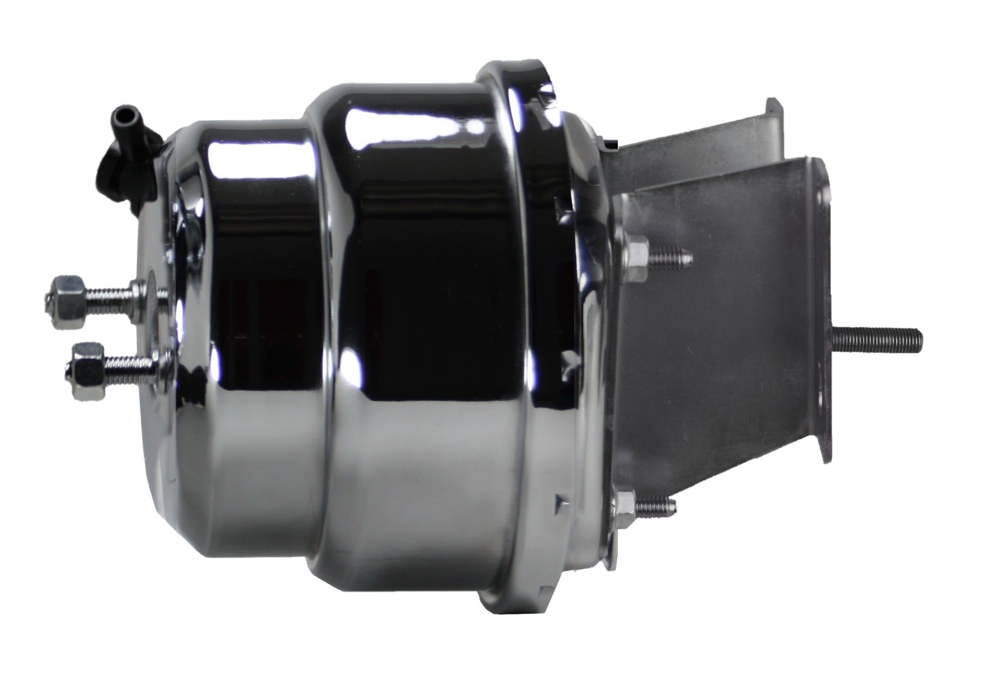 Compact-10 Series Leed Brakes 7 Inch Dual Power Booster Kit With Adjustable Proportioning Valve Chrome
