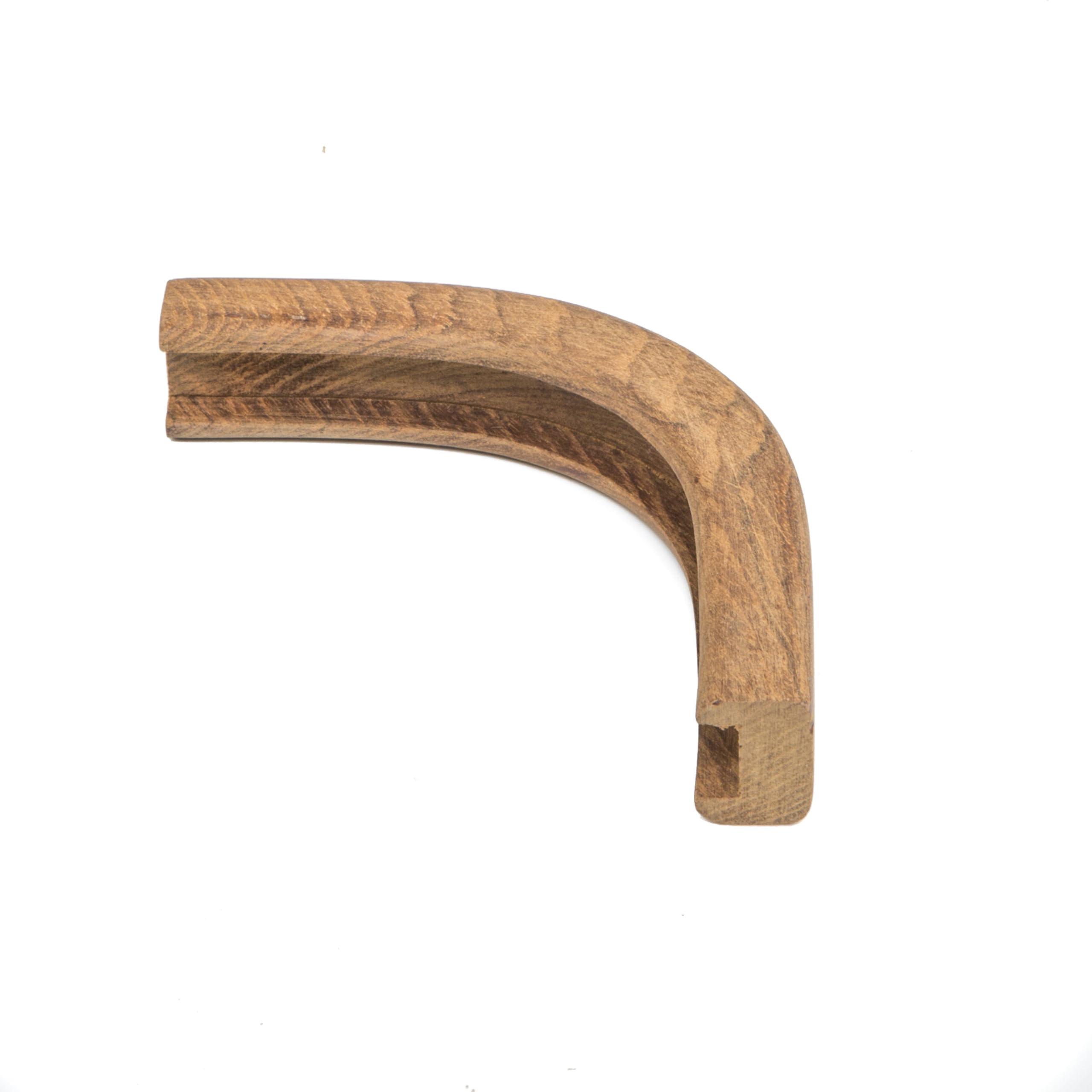 Outside Corner Track Whitecap Teak Bulkhead Molding, 1/2"