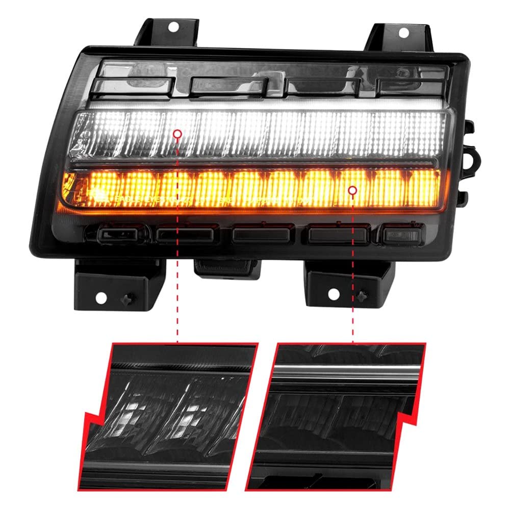 Wrangler ANZO (511088) 18-21/Gladiator 20+ Smoke LED Side Marker Lights w Sequential Signal