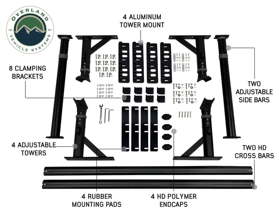 Freedom Rack Overland Vehicle Systems 22040100 Cross Bars