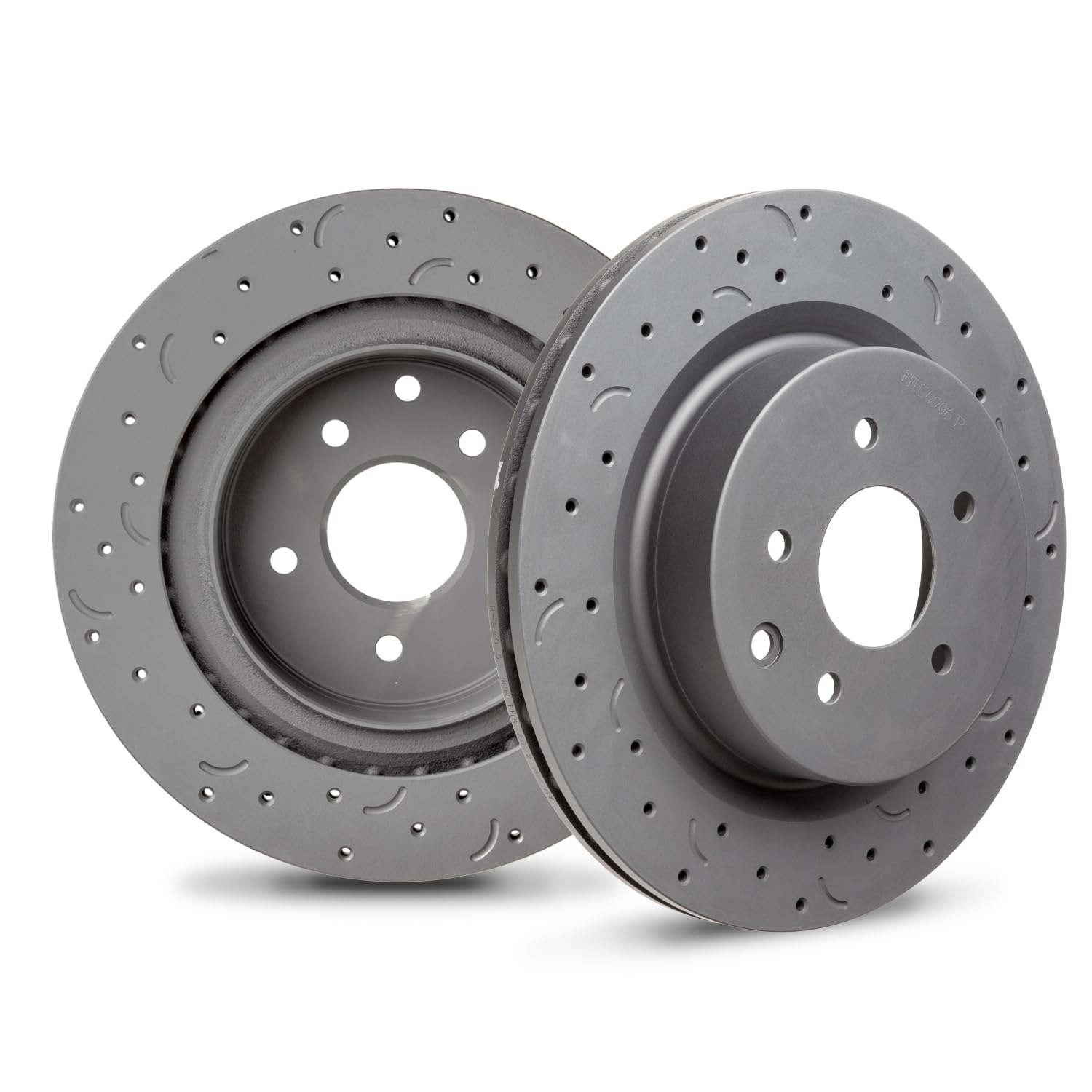 Hawk Performance Cross-Drilled and Slotted HTC4906 Talon Rotors