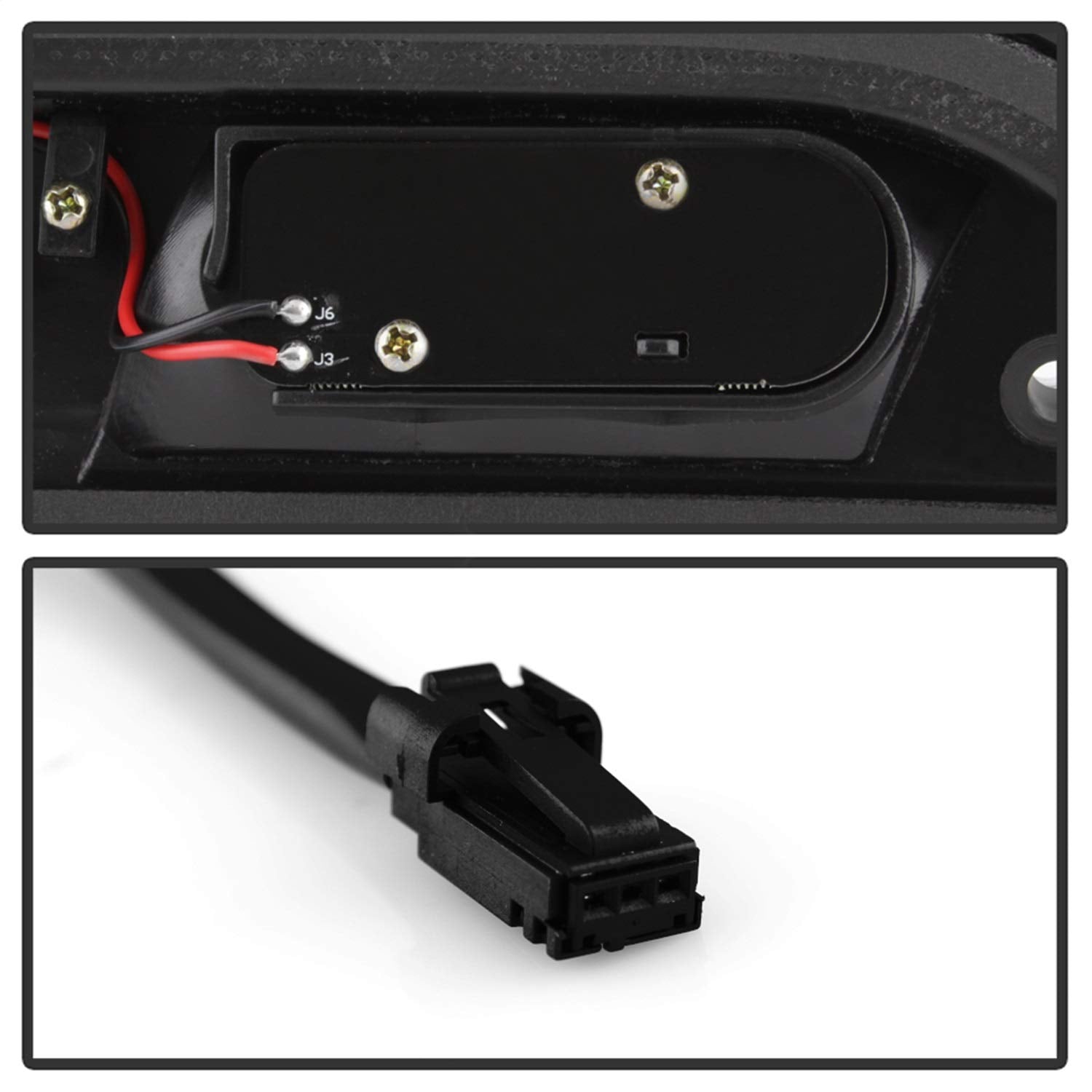 Tune 3Rd Brake Light Spyder Auto 9040849 Led Black Not Compatible with Factory Led Brake and Led Tail Light Models Tune 3Rd Brake Light