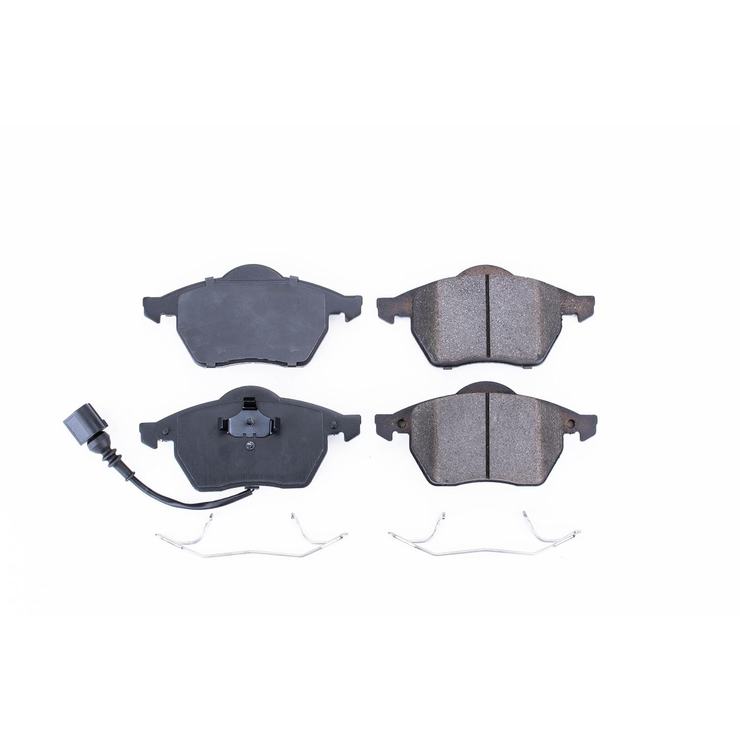 Power Stop Z17 17-687A, Front Ceramic Brake Pads with Hardware For Audi TT, Audi TT Quattro, Audi TT Quattro, VW Beetle, VW Golf, VW Jetta [Model Specific]