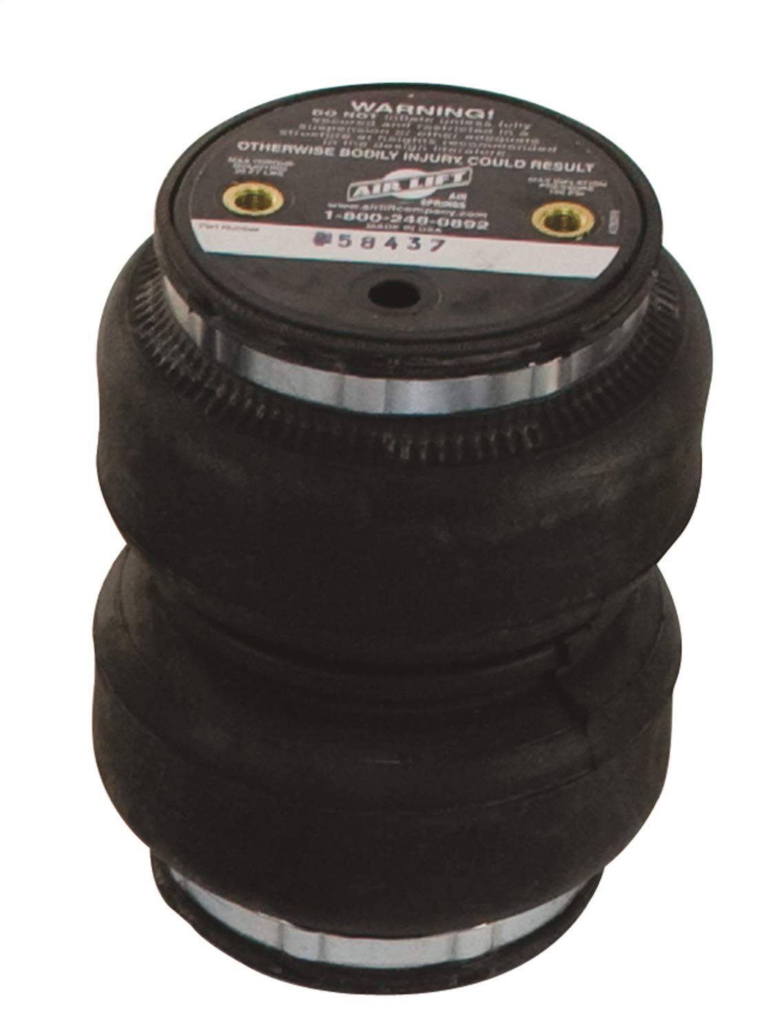 Replacement Air Spring Air Lift 50297 Bellows type, Black