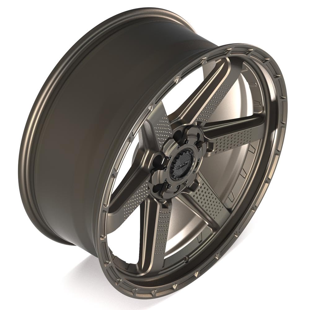 4PLAY Wheels 22 Inch Rim 4PS63 Fits 6x135 & 6x139.7 22x9 Satin Bronze (1)