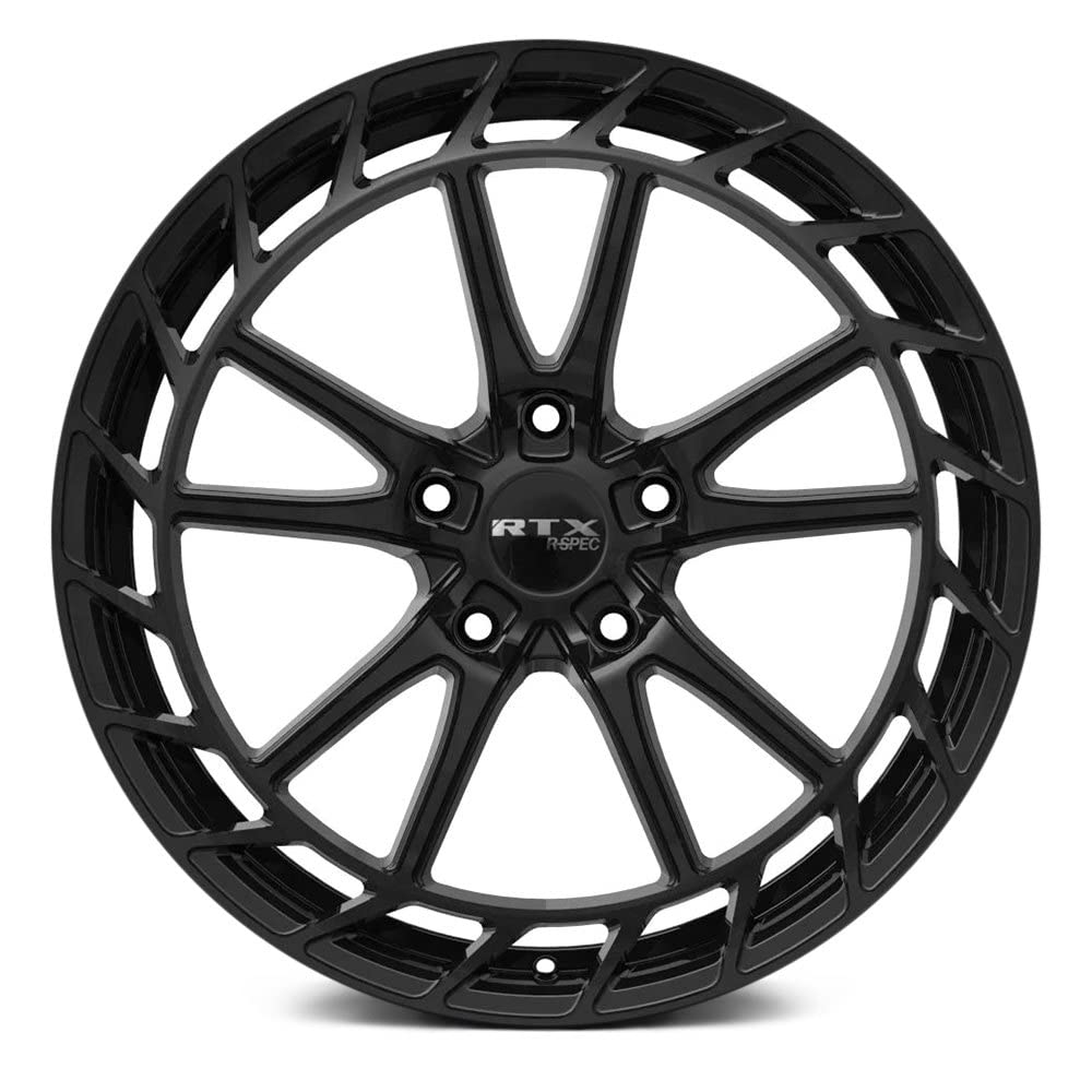 RTX Custom RS05 Wheel - 20x8.5, 40 Offset, 5x114.3 Bolt Pattern, 67.1mm Hub - Gloss Black Rim