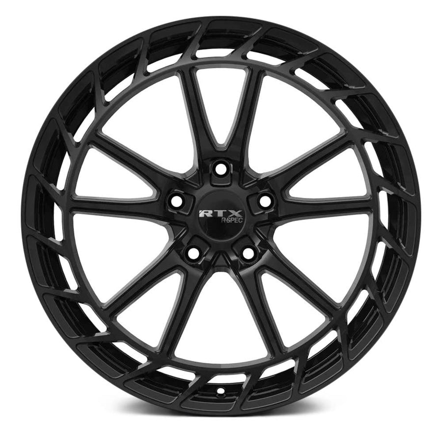 RTX Custom RS05 Wheel - 20x8.5, 40 Offset, 5x114.3 Bolt Pattern, 67.1mm Hub - Gloss Black Rim