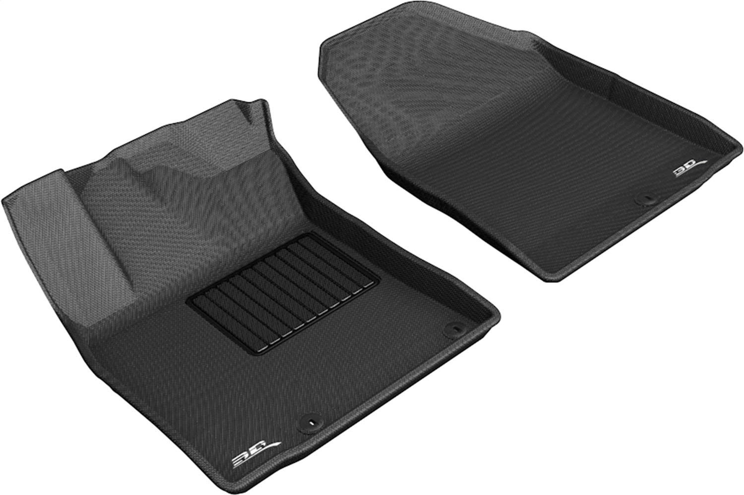 Kagu Floor Mat (Black) 3D MAXpider Custom Fit Compatible with Hyundai Kona Electric 2019-2023 – R1