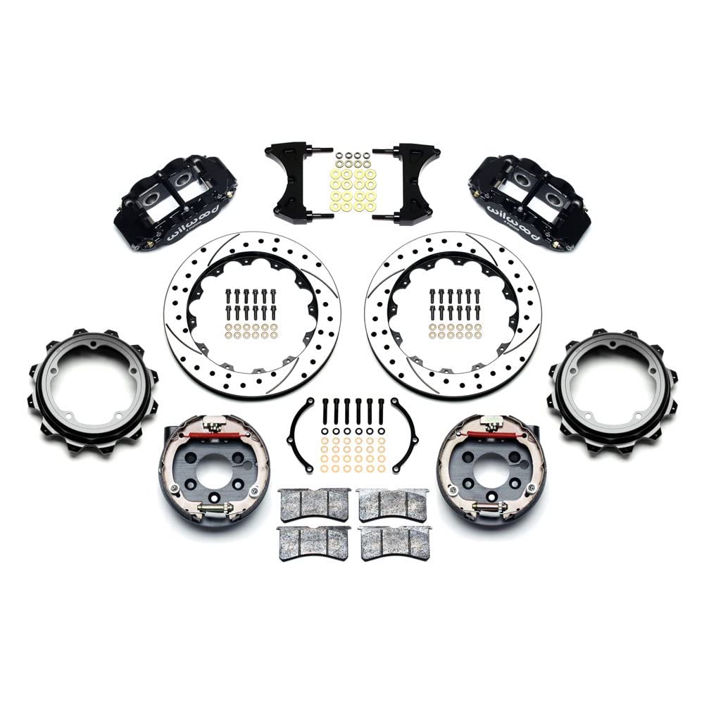 Rear P-Brk Kit, FNSL4R, 12.88", Drilled