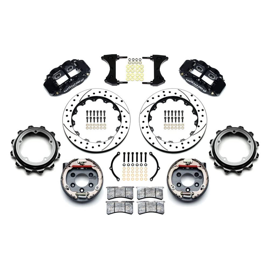 Rear P-Brk Kit, FNSL4R, 12.88", Drilled