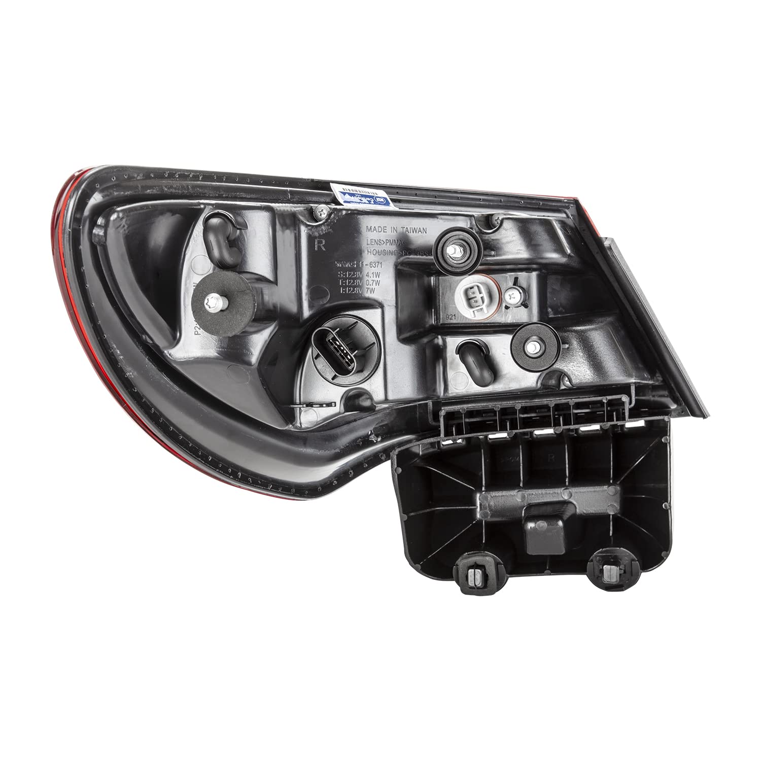 Right TYC Tail Light Assembly Compatible with 2011-2014 Chrysler 200