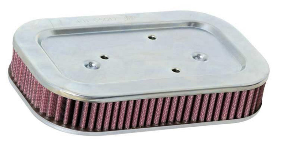 K&N High-Flow Engine Air Filter Original Lifetime: Increase Power & Acceleration, Washable, Premium: Compatible with 2004-2013 Harley Davidson: (See Product Description for Select Models) HD-8834