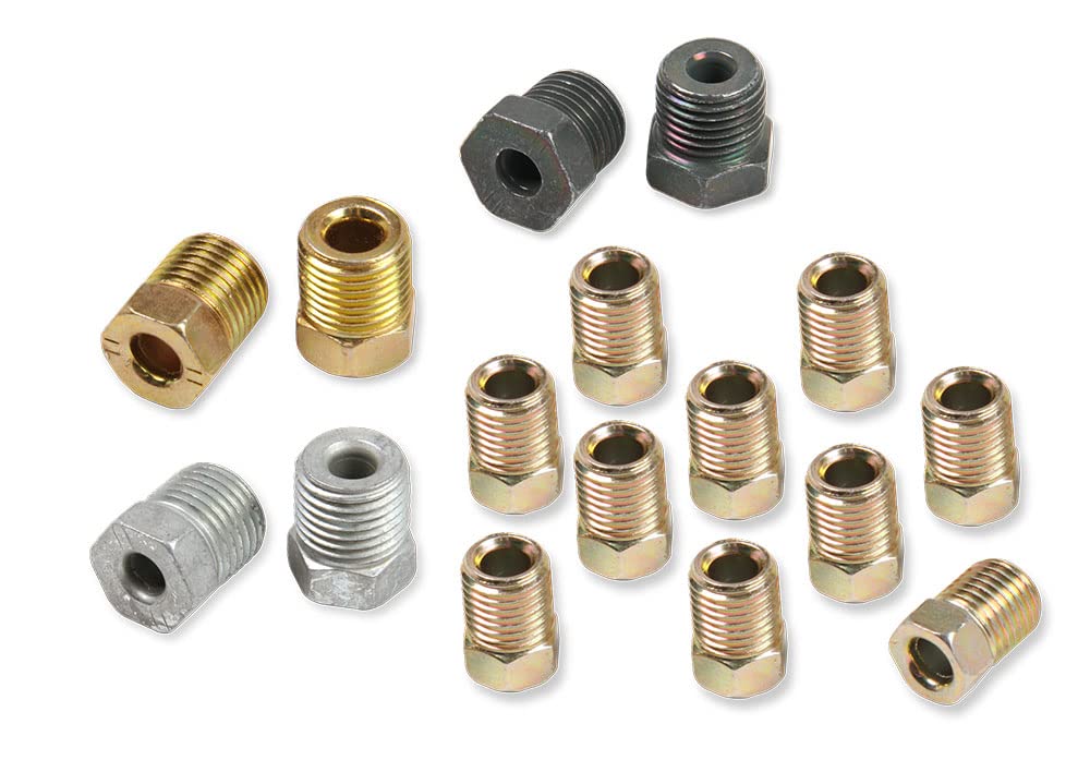Zinc Earl's Hardline Tubing Kit w/Tube Nuts ZC6316KERL Steel