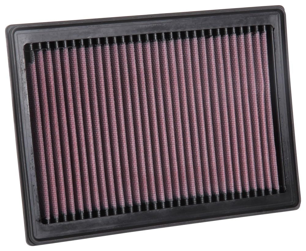 K&N Engine Air Filter: Replacement Car Air Filter, Reusable, Clean Every 75,000 Miles, Washable: Compatible 2014-2018 DAIHATSU/MARUTI SUZUKI/SUZUKI/MAZDA (Alto, Hustler, Spacia, Wagon R, Carol)33-3084