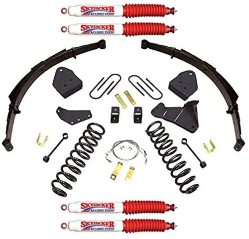 Suspension Lift Kit w/Shock Skyjacker F8601KSH-H Incl. Front Coil Springs Rear Springs 6 in. Lift