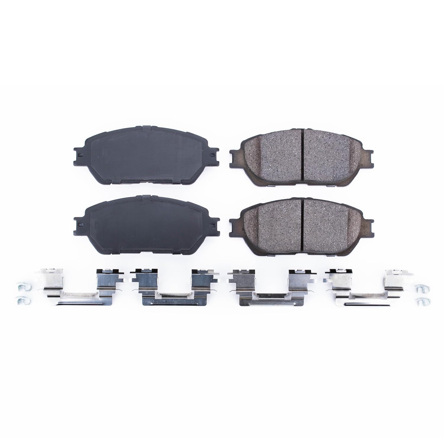 Power Stop Brake Kit Front For Toyota Avalon 2005-07 |Camry 2005-06 |Sienna 2004-10 |Solara 2004-08 - Ceramic Brake Pads With Installation Hardware, 17-906A