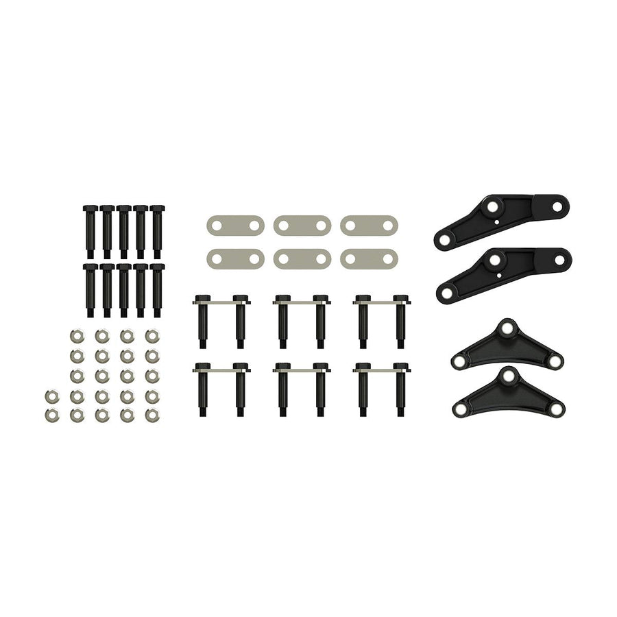 Triple Axle Lippert Replacement Attaching Parts (AP) Kit with Standard Equalizer and Standard Bolts for RV Trailer Suspensions - 121100