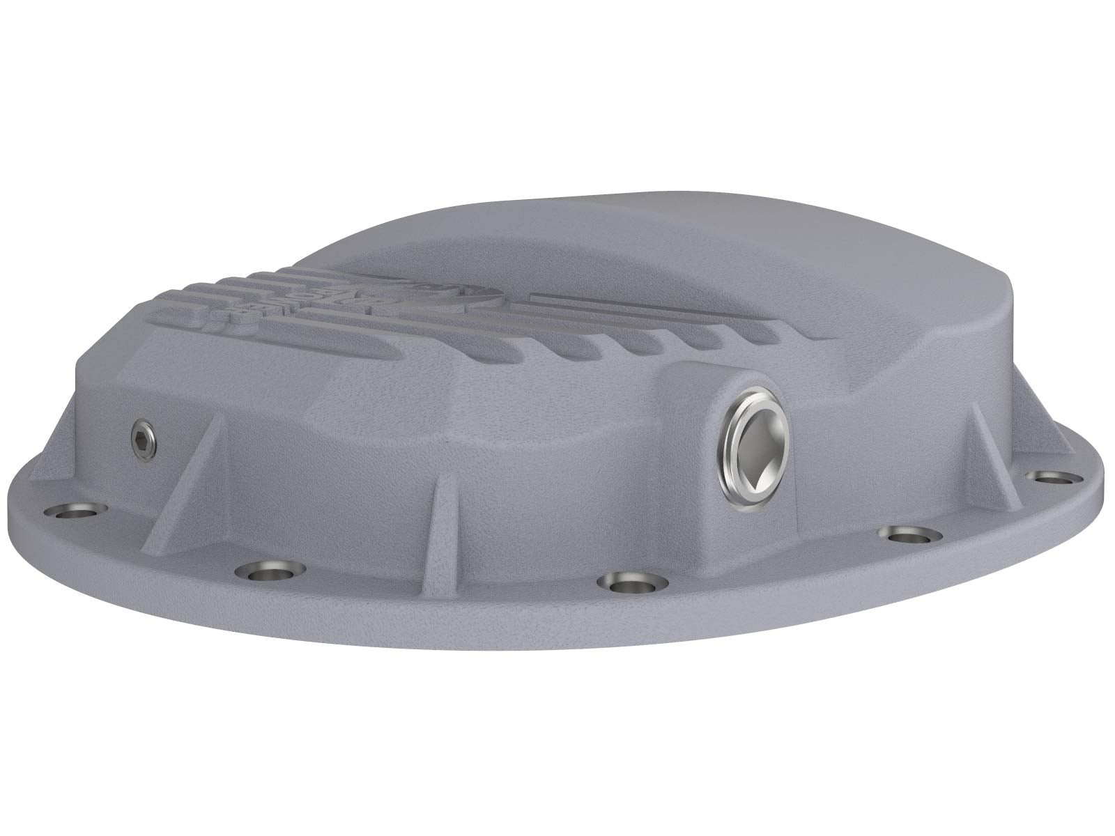 aFe POWER Rear Differential Cover Street Series Raw w/Machined Fins - #46-71140A - GM Gas Trucks/SUV's 19-24 (GMCH 9.5)