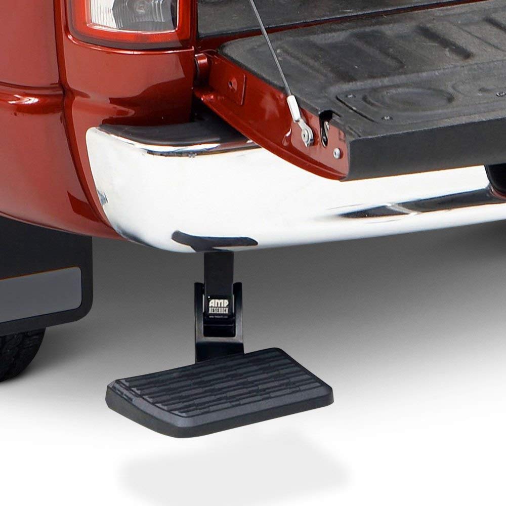 AMP Research BedStep 75306-01A Rear Bumper Access Black Not Compatible w/Dual Exhaust