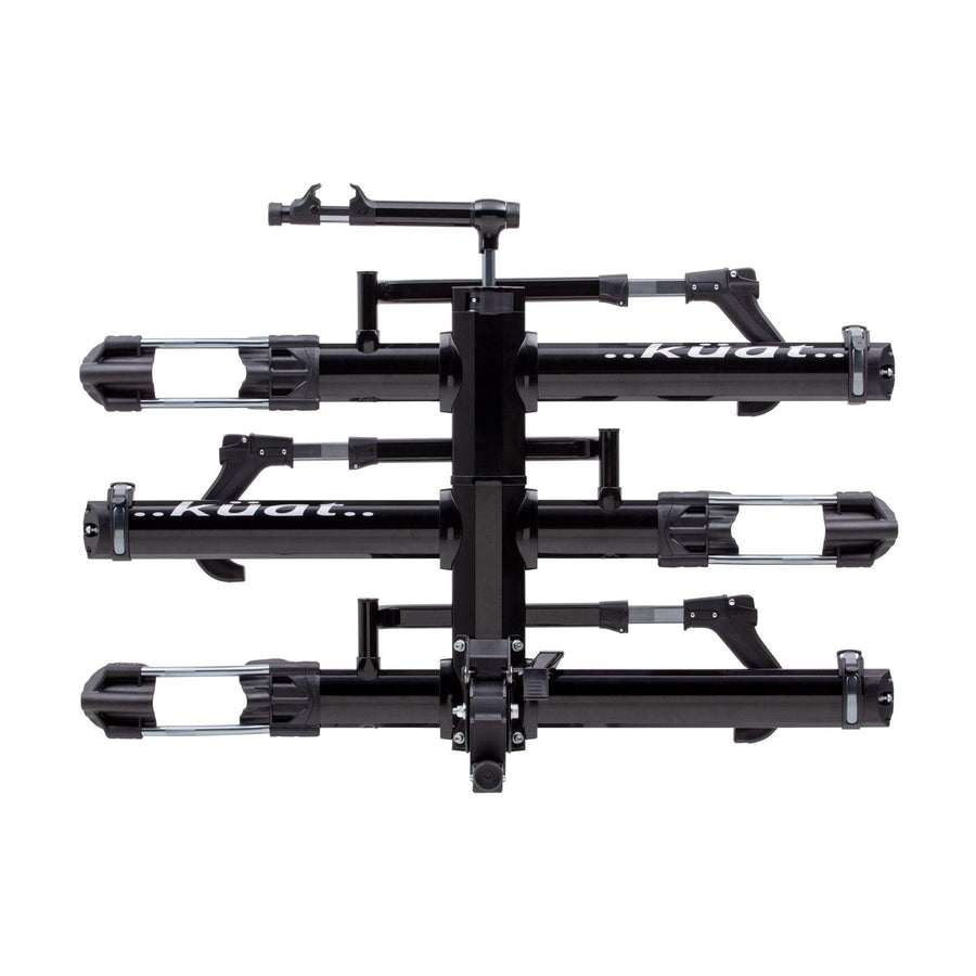 KUAT NV 2.0 Add-On - 2" +1 -Bike Rack | Increases The 2" NV to a 3-Bike Hitch Rack | Rugged All-Metal Construction | E-Bike Compatible | Easy Installation | Black Metallic (NA21B)