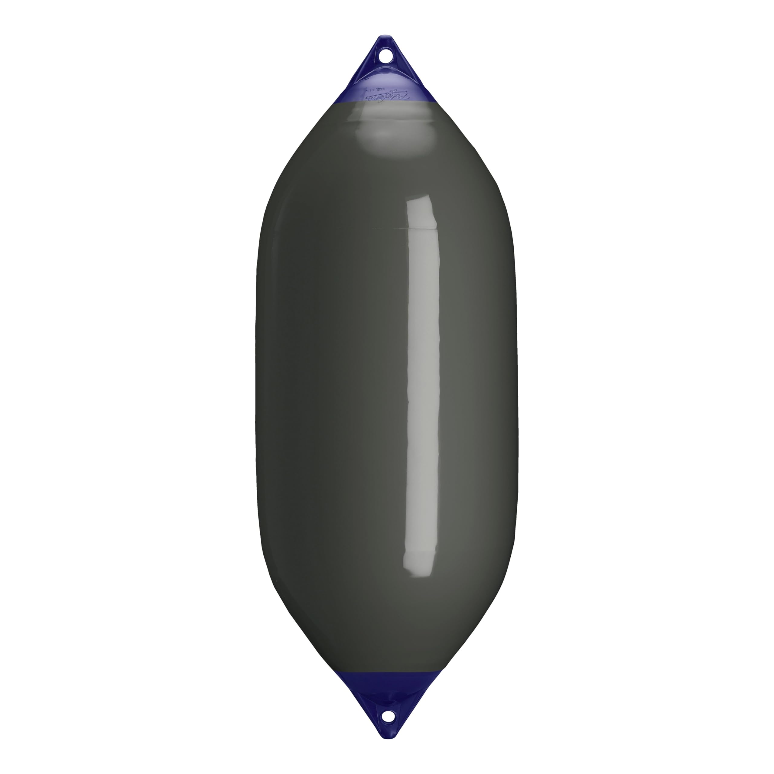 F-11 Standard Polyform Boat Fender - Graphite Blue Ropehold