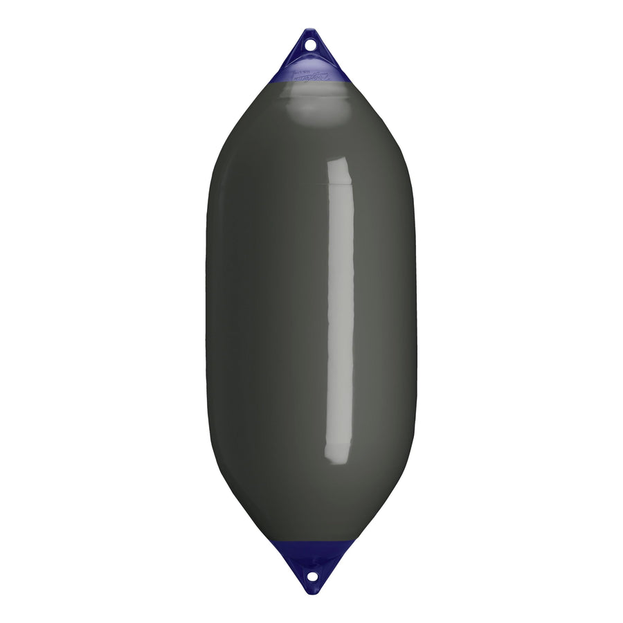 F-11 Standard Polyform Boat Fender - Graphite Blue Ropehold
