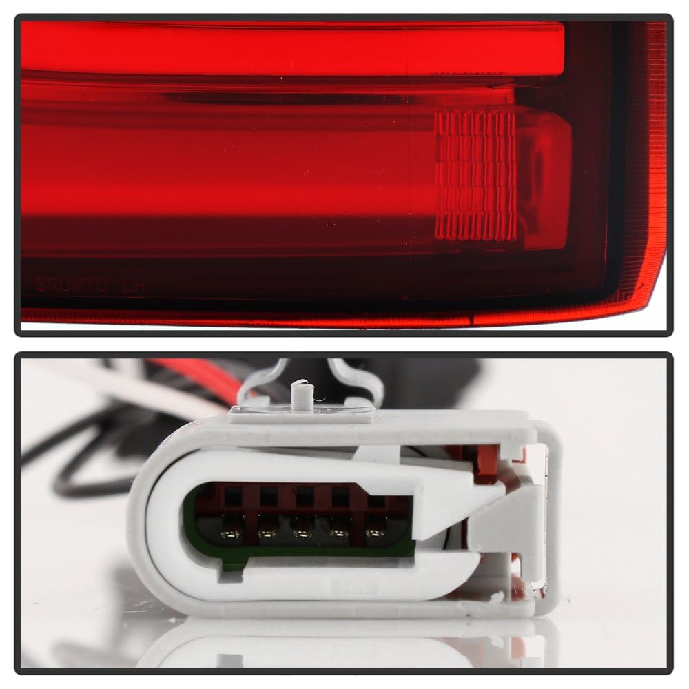 GMC Acadia 17-19 (w/o All Terrain Pkg) Spyder (POE) Red Lens LED Tail Light - OE Outer Left